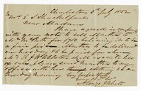 Statement from Alonzo J. White to Mrs. E. Shackleford for the Sale of the Enslaved Woman Martha, 1853