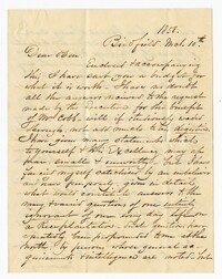 Letter to Benjamin Allston from J. Sparkman, 1858