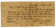Bill of Sale for an Enslaved Family from Robert F.W. Allston to George Durant, 1845