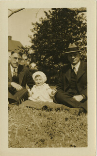 Picture of Two Unidentified Men and an Infant