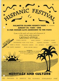 Volante del Festival Hispano '94 / Hispanic Festival '94 Flyer