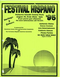 Volante del Festival Hispano '95 / Hispanic Festival '95 Flyer