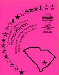 Volante del Festival Hispano 1996 / Hispanic Festival 1996 Flyer