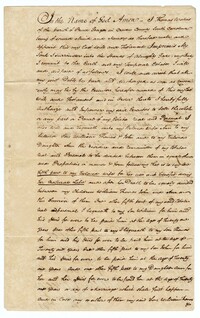 Last Will and Testament of Thomas Waities, 1762