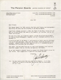 Letter from John Ordway to Septima P. Clark, June 1977