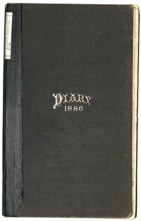 Diary of Julius M. Bacot, 1886