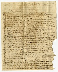 Letter to William Clarkson from Reverend Napoleon B. Screven, June 8th, 1839
