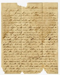Letter to William Clarkson from Reverend Richard Johnson, September 20th, 1842