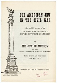 The American Jew in the Civil War