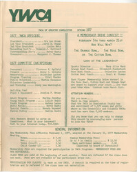Newsletter, YWCA of Greater Charleston, Spring 1977