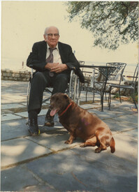 Willie McLeod with Dog