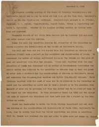 November 4, 1931 Meeting Minutes