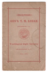 Reception of Gen'l T. M. Logan by the Washington Light Infantry
