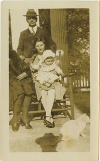 Picture of Unidentified Man and Women with Infant