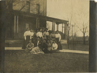 Group in Front of Building