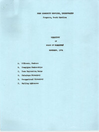Directory of Board of Trustees, Penn Community Services, November 1974