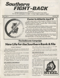 Southern Fight-Back, Southern Organizing Committee for Economic and Social Justice, March 1977