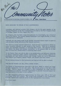 Community Notes, National Clients Council, July 1977