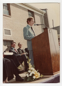 Man Speaker, Septima P. Clark Day Care Center Ceremony, May 19, 1978