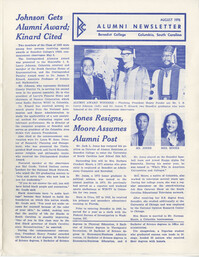 Alumni Newsletter, Benedict College, August 1976