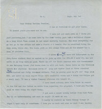Letter from Gertrude Sanford Legendre, September 4, 1942