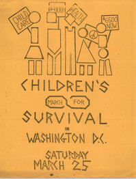 Children's March for Survival Flyer