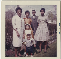 Evan Mae Sudderth and Family, April 1962