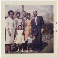 Evan Mae Sudderth and Family, April 1962