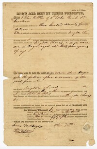 Bill of Sale for the Enslaved Woman Hager from Petter Kettles to Langdon Cheves Sr., 1833