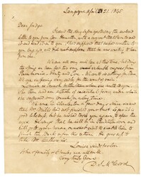 Letter to Langdon Cheves Sr. from D. McCord, 1845