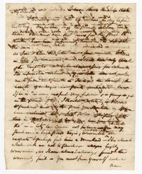 Letter to Langdon Cheves Jr. from Langdon Cheves Sr., July 6th, 1845