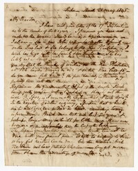 Letter to Langdon Cheves Jr. from Langdon Cheves Sr., May 28th, 1845