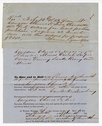 Bill of Sale for Eight Enslaved Persons from Constantia Quash to Langdon Cheves, Jr., 1853