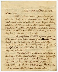 Letter from Langdon Cheves Jr. on the Enslaved Man Richard, 1854