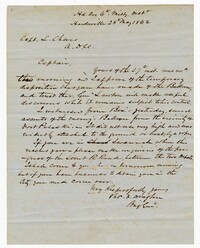 Letter to Captain Langdon Cheves Jr. from Thomas Drayton, May 28th, 1862