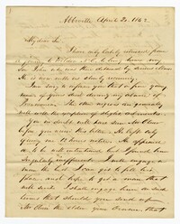 Letter from Charles Haskell to Langdon Cheves Jr., April 20th, 1862