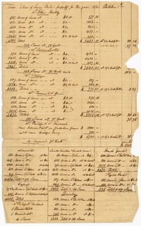 Tax Return for Isaac Ball's Property, 1824
