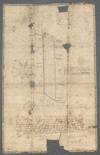 Plat of Strawberry Plantation's Lands and Conveyance, 1680