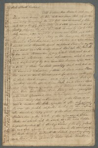 John Ball Sr. Disbursement of Assets, 1819