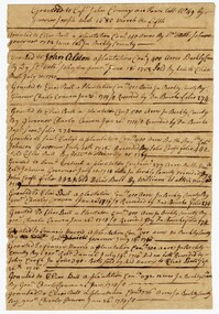 Lands Granted to Elias Ball I, Captain John Coming and John Alston, March 5, 1680
