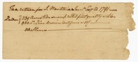 Tax Return of J. Moultrie, 1791