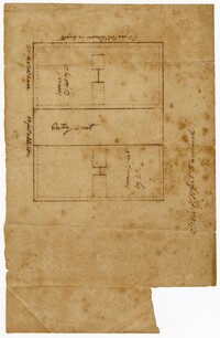 Double House Plan, ca. 1760
