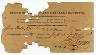 Receipt for E.J. Thomas of the City and Carolina Gazette, 1811