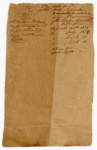 Money Placed in the Bank of South Carolina, 1833-1834