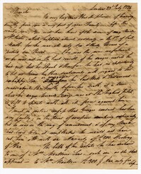 Letter from George Appleby to Elias Ball II, July 23, 1774