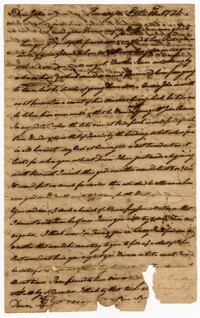 Letter from Elias Ball III to his Brother John Ball, September 18, 1774