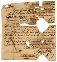 Letter from Isaac Ball to his Brother John Ball, August 22, 1775