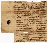 Letter from Elias Ball III to his Brother Isaac Ball, November 19, 1775