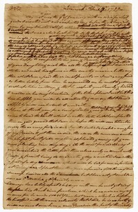 Copy of a Letter from Elias Ball IV to Elias Ball III in Exile, April 7, 1787
