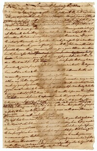 Copy of a Letter from Elias Ball IV to Elias Ball III in Exile, January 8, 1788